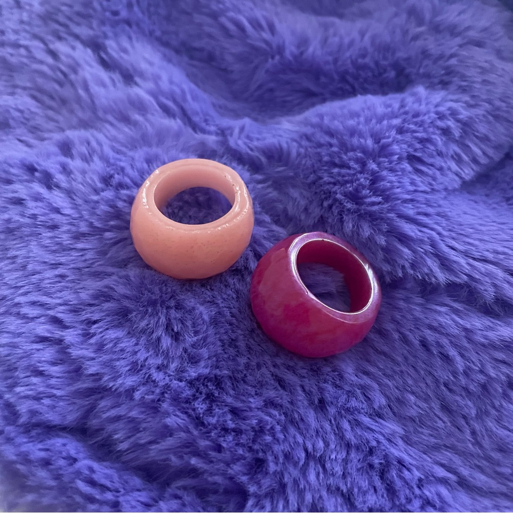 Pink Ring Set